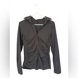 Express womens fitted dress shirt